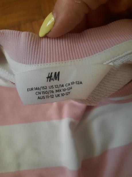 Dievčenská mikina, h&m,146