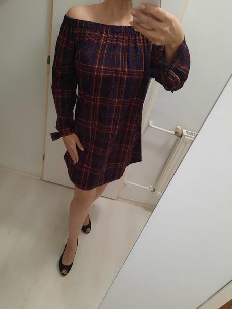 Kockované šaty alebo tunika, m