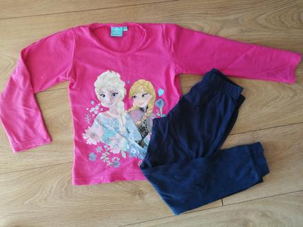 Bavlnene frozen pyžamo na 4-5 rokov 116, disney,116