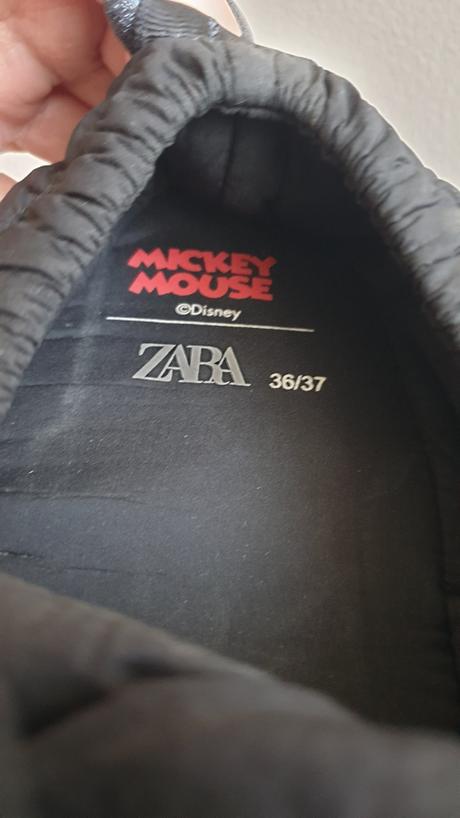 Papuče mickey mouse, zara,36