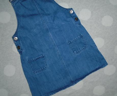 Riflové šaty na 5 rokov, vertbaudet,110