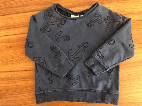 Tenšia mikina kotva, zara,98