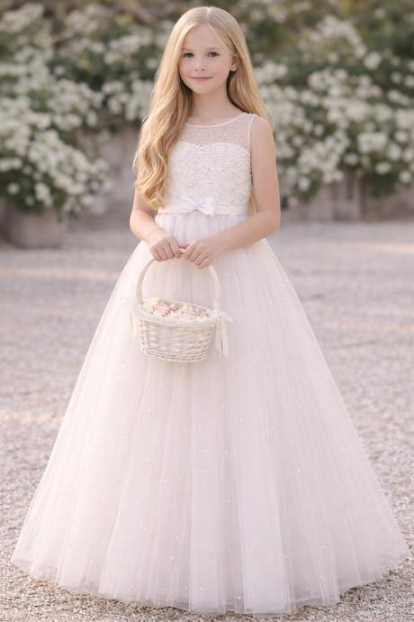 Exkluzivne detské dlhé  šaty aj na 1.sv.prijimanie, 122 - 158