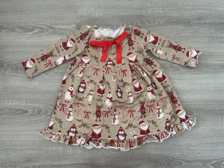 Handmade vianočné šaty, 104