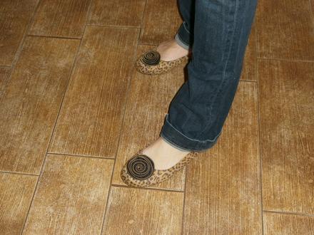 Baleríny švédskej zn ellos-leopardia potlač 38,5, 39