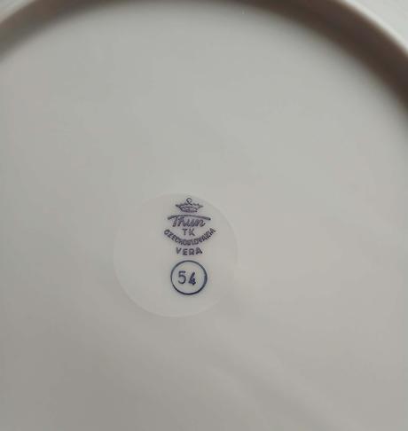 Plytké taniere na doplnenie - vzor červené kvety, 