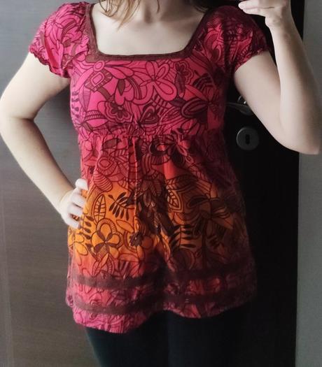 Krásna farebná tunika, review,xs
