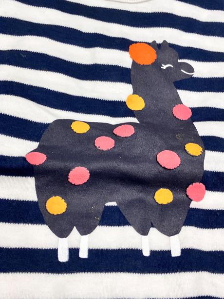 Dievčenská pásikavá mikina, 74