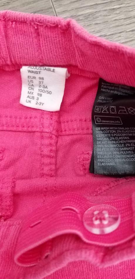 Nohavice, h&m,98