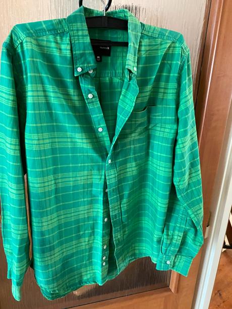 Bavlnená káro košeľa hurley v. m, m