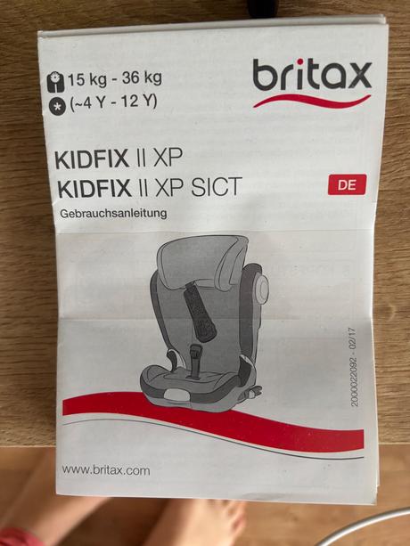 Autosedačka britax römer kidfix ii xp, britax