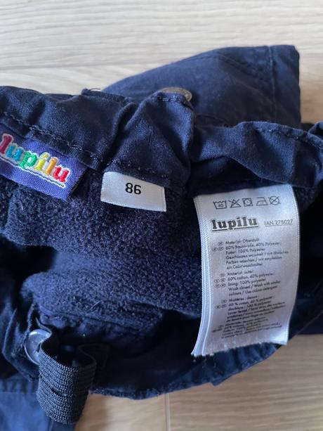 Zateplene nohavice, lupilu,86