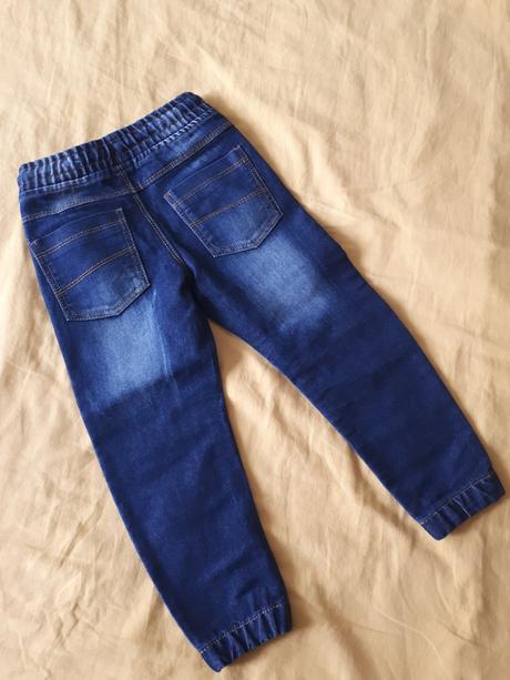 Riflové jogger nohavice, pepco,104