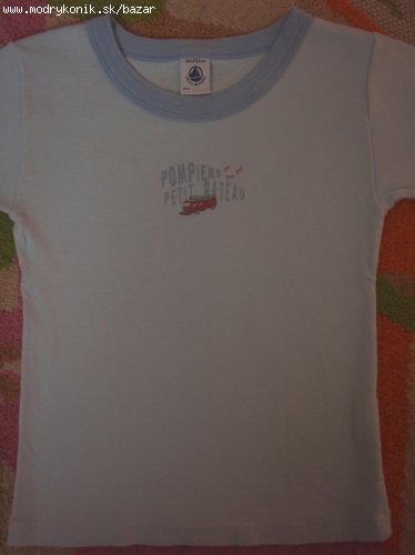 Tricko s poziarnickym autickom 2-3 roky, 104