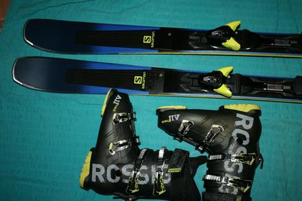 Lyže salomon cfx 155 cm, salomon,150-159 cm