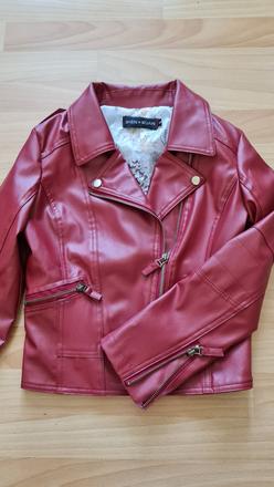 Koženková bunda xs/s, xs