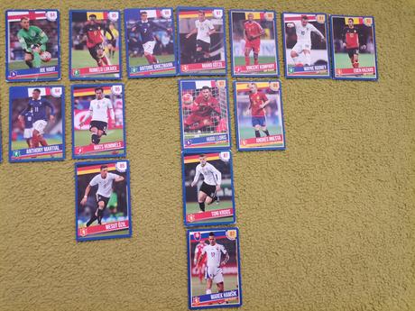 Kartičky panini superstars 26ks, 