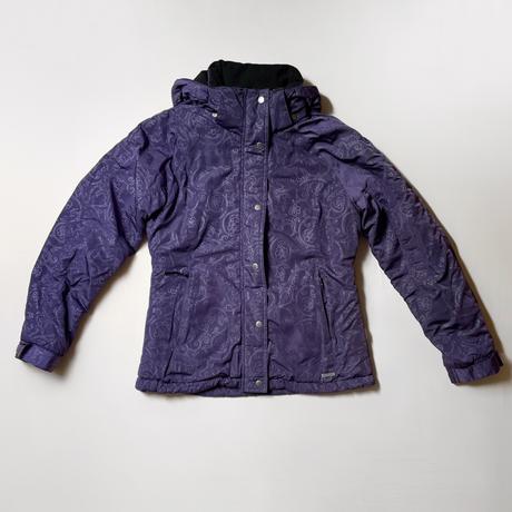 Fialová dámska zimná vetrovka volcano 38, m