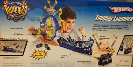 Hot wheels rumblers thunder launcher, 