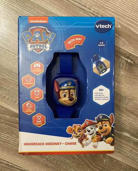 Detské hovoriace hodinky -chase,ako nové,
