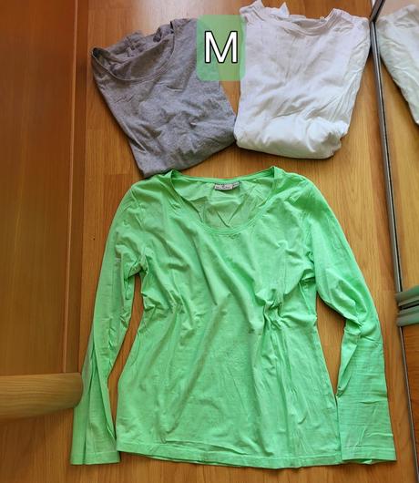 Bavlnené tričká s dlhým rukávom m, m