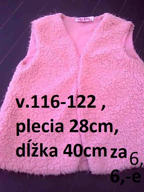 Mix búnd velkostí v od 104 do 134, 122