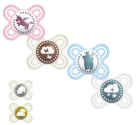 Mam silikónový cumlík perfect start 2ks, 0-2m, mam