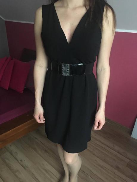 Čierne šaty, gate,l