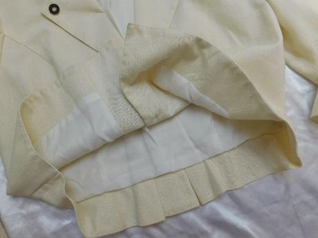 Pekny lanovy blejzer/sako ku kroju, 46