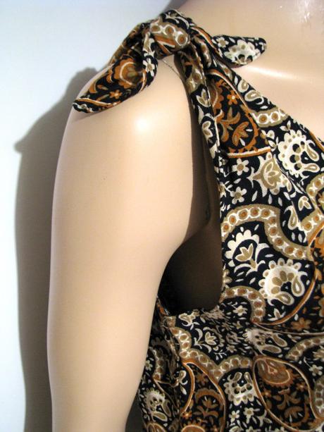 Retro top na viazanie, l