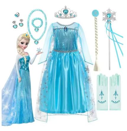Šaty kostým princezná elza frozen ľadové kráľovstv,
