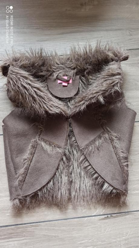 Kožušinová vesta 68-80, minoti,74