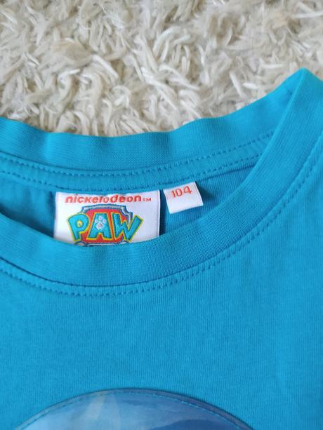 Chlapčenské tričko paw patrol, nickelodeon,104