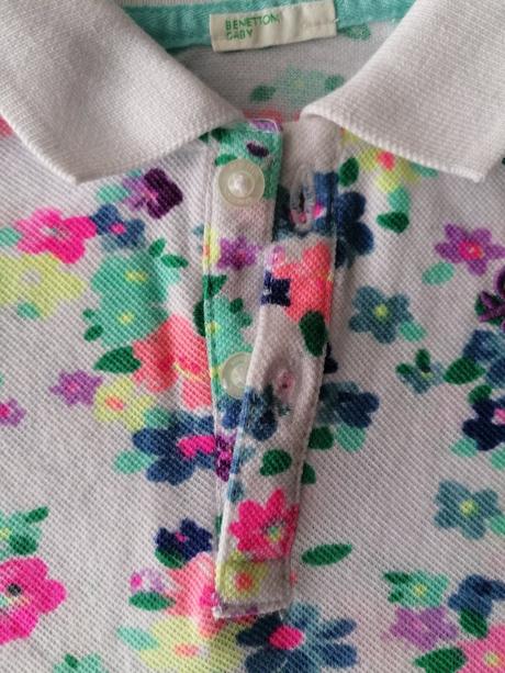 Kvietkovane tričko, benetton,68