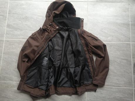 Nórska hnedá lyžiarska bunda bergans vs, s