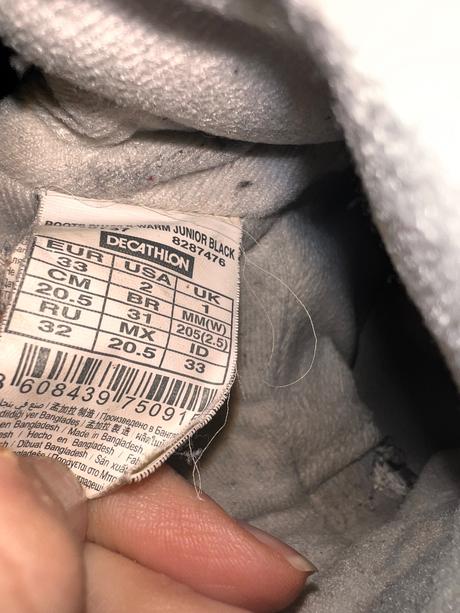 Decathlon quechua waterproof čižmy- snehule, decathlon,33