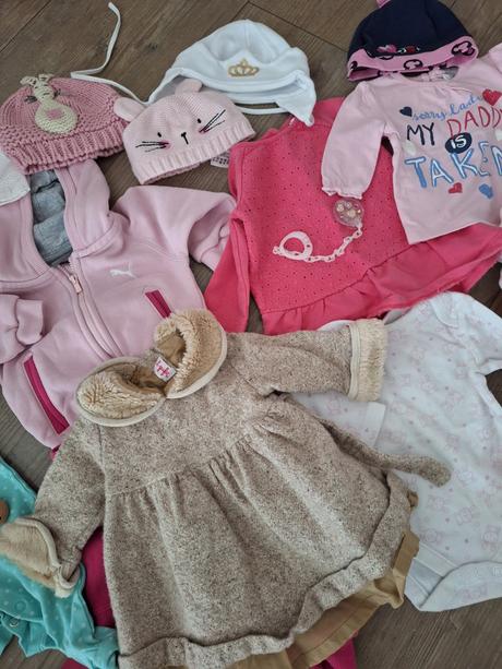 Balík jarneho oblečenia pre dievčatko 0-3 mesiac, 50–62