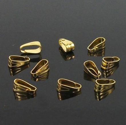 Šlupňa zlatá 3x7 mm, 