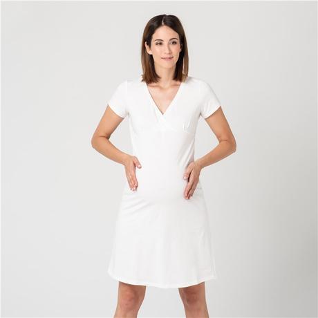 Brendon jade/pe off white tehotenská nočná košeľa, brendon,34 - 46