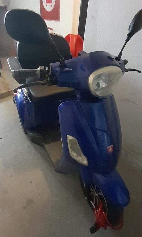 Elektrická trojkolka pre seniorov, 