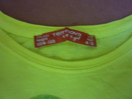 Dievčenské tričko s krátkym rukávom, terranova,104