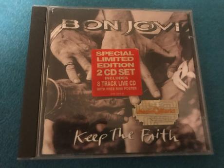 Cd box - 2 cd, bon jovi , keep the faith,