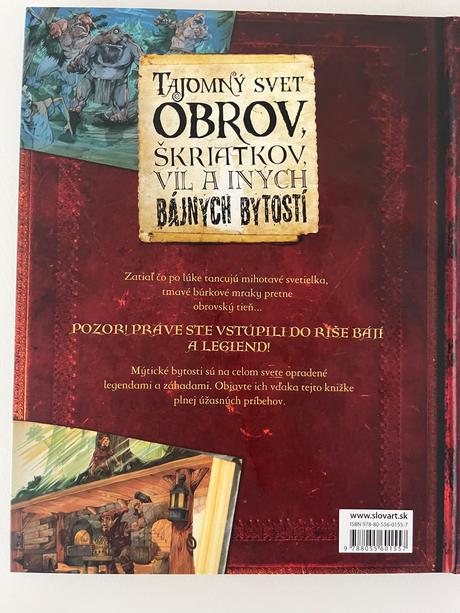 Kniha tajomný svet obrov, škriatkov, víl a iných b, 