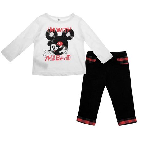 Disney set, nohavice + tričko s myšiakom mickeym, disney,92