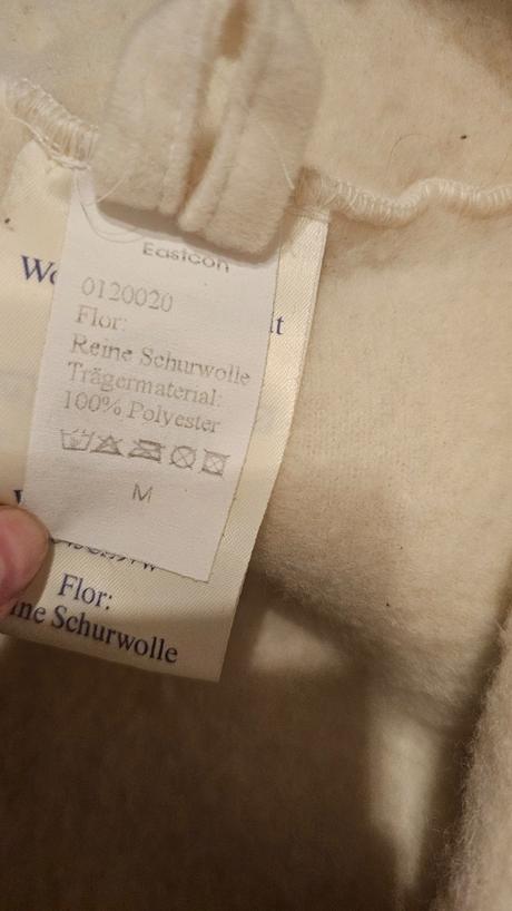 Župan unisex z pravej ovčej vlny, m