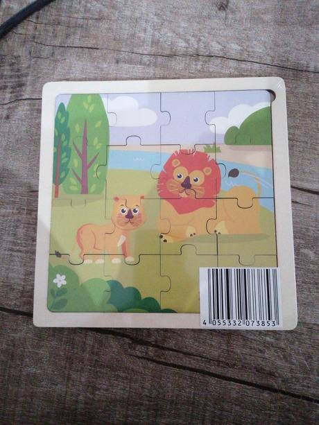 Drevené puzzle, 