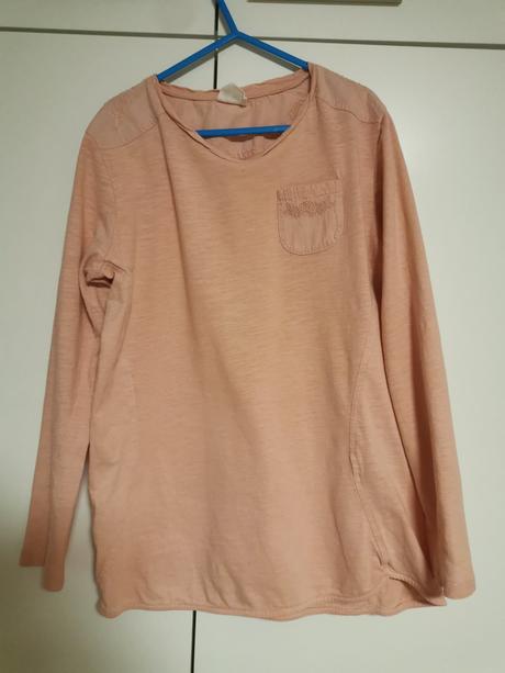Tričko v staroruzovej farbe, zara,140