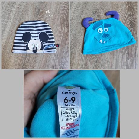 Čiapky veľkosť 68, george,68