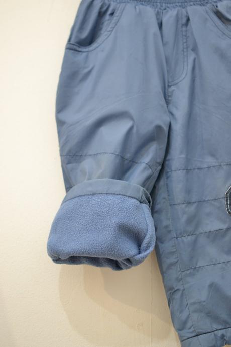 Detské modré zateplené nohavice 86, 86