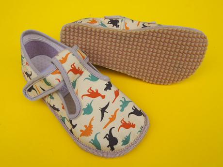 Detské barefoot papučky beda dinosaurus, beda,22 - 35